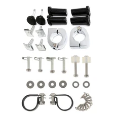 Lower Vented Fairing Mounting Hardware Clamps Kit For Harley Electra Glide 83-13
