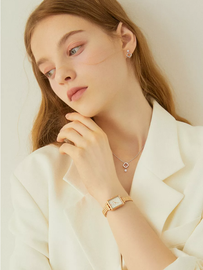 J.Estina Clovia Duello Necklace JJJTNQ2BF042SW420 Silver 925