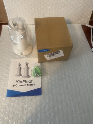 One Security Camera Wall Mount Bracket (1/4'') Adjustable Indoor/Outdoor /White