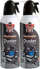 Dust Off Spray Pack 2 - 10 oz Electronics Compressed Canned Air Duster
