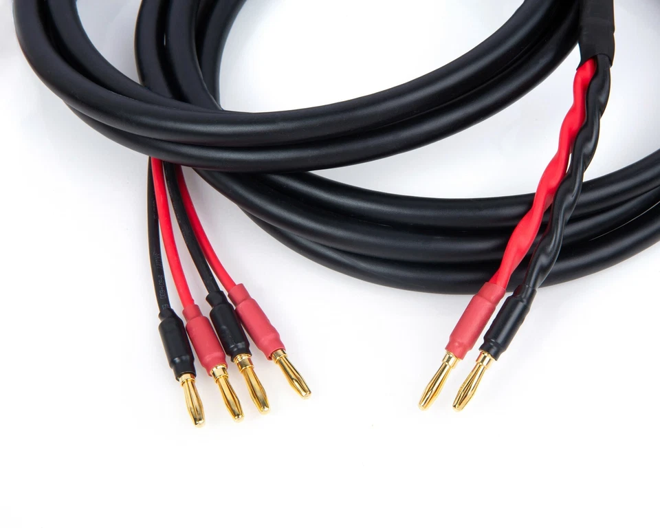 Canare 4S11 Star Quad 11 AWG BiWire Speaker Cable 1 Pair, 2 to 4 Banana, 18 Ft. - Image 4 of 4