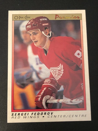 1990-91 O-PEE-CHEE Premier Sergei Fedorov #30 Rookie