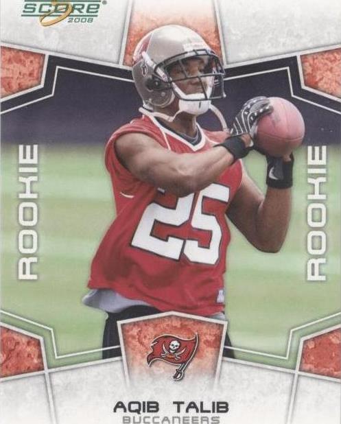 2008 Score Aqib Talib #345 - 1 of 2