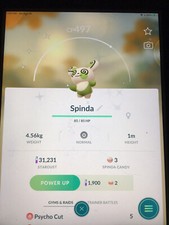   Pokemon Go Shiny Spinda Wild Catch  