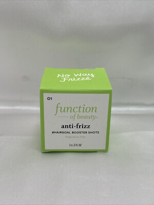 Function of Beauty #Hairgoal Booster Shots 01 Anti-Frizz Beetroot Extract 2 pack
