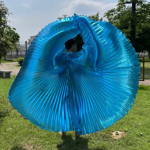 Transparent Belly Dance Wings Stage Performance Dancing Props - Picture 8 of 42