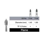 Endo DEFEND Trimming & Finishing Flame Carbide Burs By Young Specialties (5/pk)
