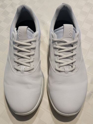 ECCO S-Three Gore-Tex Golf Shoes White/ Black/Air Size US 9-9.5 EU 43 Ships free