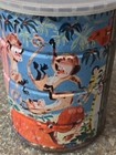 Folger's Coffee Can Tin Jungle Animals Elephant Lion Panda Flamingo VTG Decor — photo 5