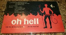 Vintage 1973 OH HELL Cadaco USA Card Game No. 390 Complete.