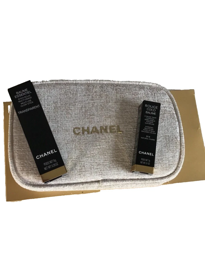 Chanel Holiday Gift Set Easy Come Easy Glow Rouge Lip Baume Balm + Glow Stick - Image 2 of 4