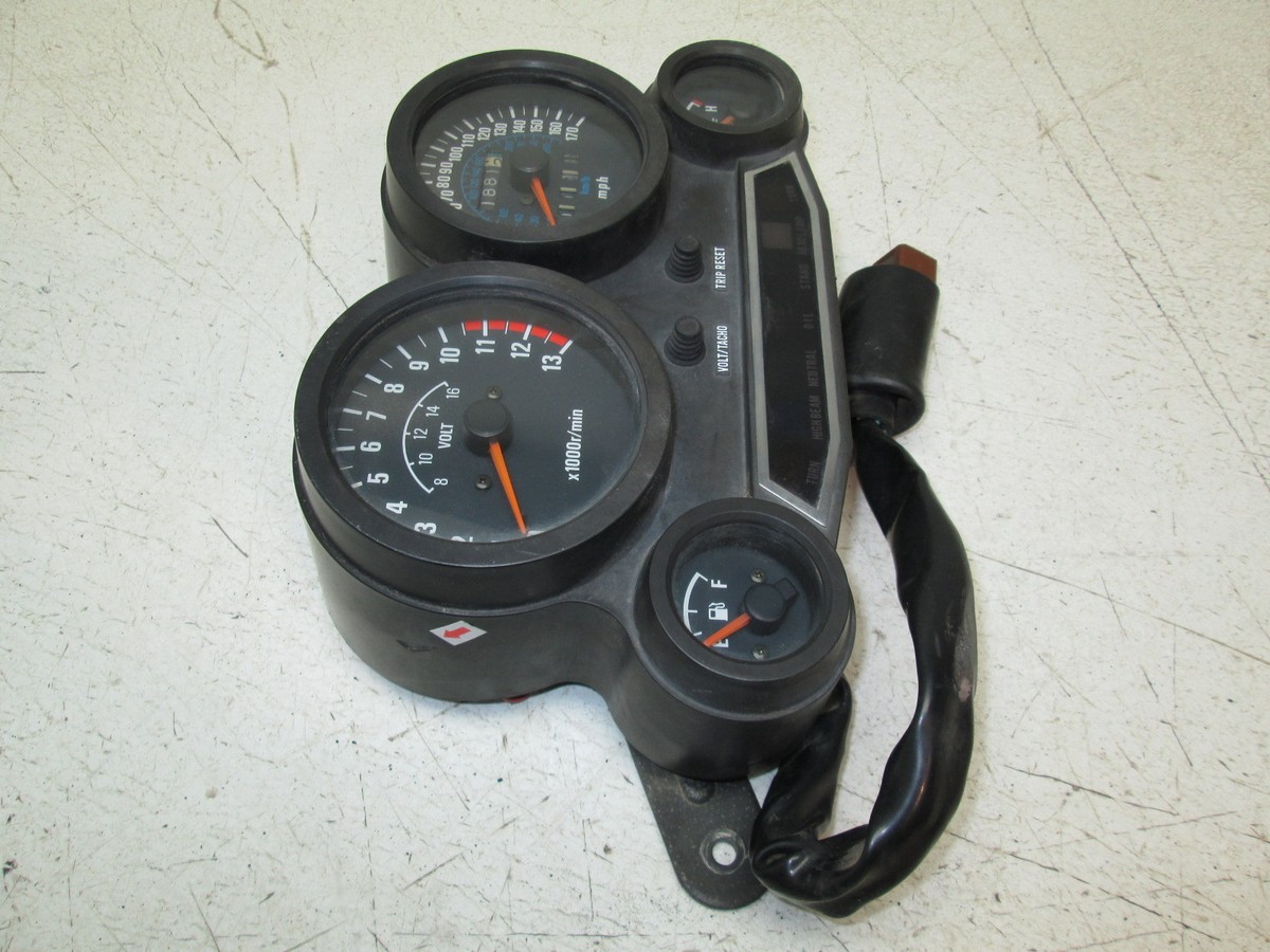 Kawasaki 1986 ZX10 ZX1000 ZX 1000 SPEEDOMETER, TACH, FUEL & TEMP