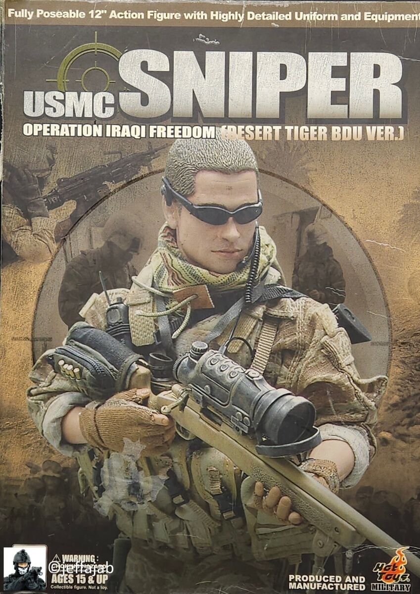 1:6 Hot Toys USMC Operation Iraqi Freedom Sniper Male 1:6 Hot Toys USMC Operation Iraqi Freedom Sniper Male
