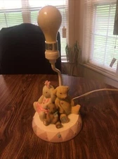 Kidsline Pirouette Base Bears and Bunny Lamp