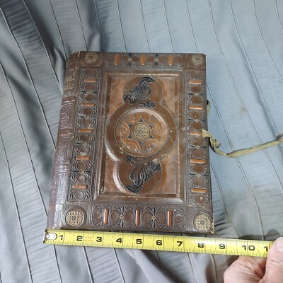 Smith Crafted Chicago Antique Personal Portfolio Accordion Folder