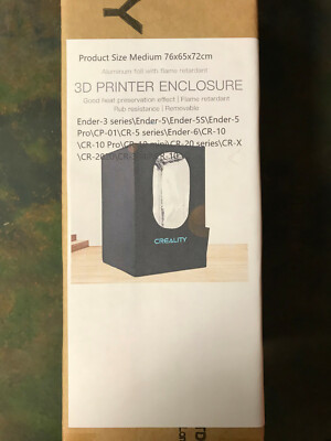 Medium 76x65x72cm 3D Printer Enclosure - Fits Ender 3 & 5 Series CR-10 CR-20
