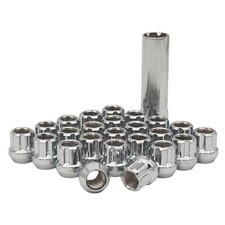M14x1.5 Lug Nuts Set - 24pcs Open End 6-Point Spline Truck Spline, Lug Nuts...