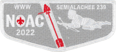 Boy Scout OA 239 Semialache Lodge 2022 NOAC Flap