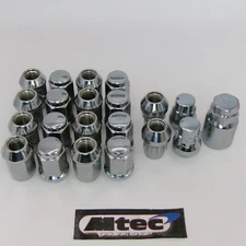 20x M12 x 1.5 Replacement Wheel Nuts & Locks Silver Ford Cars 19mm Hex