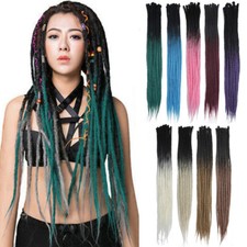 Dreadlocks 24" Soft Ombre 0,6 cm Sottile Singola Estensioni Dreads SE Dreads