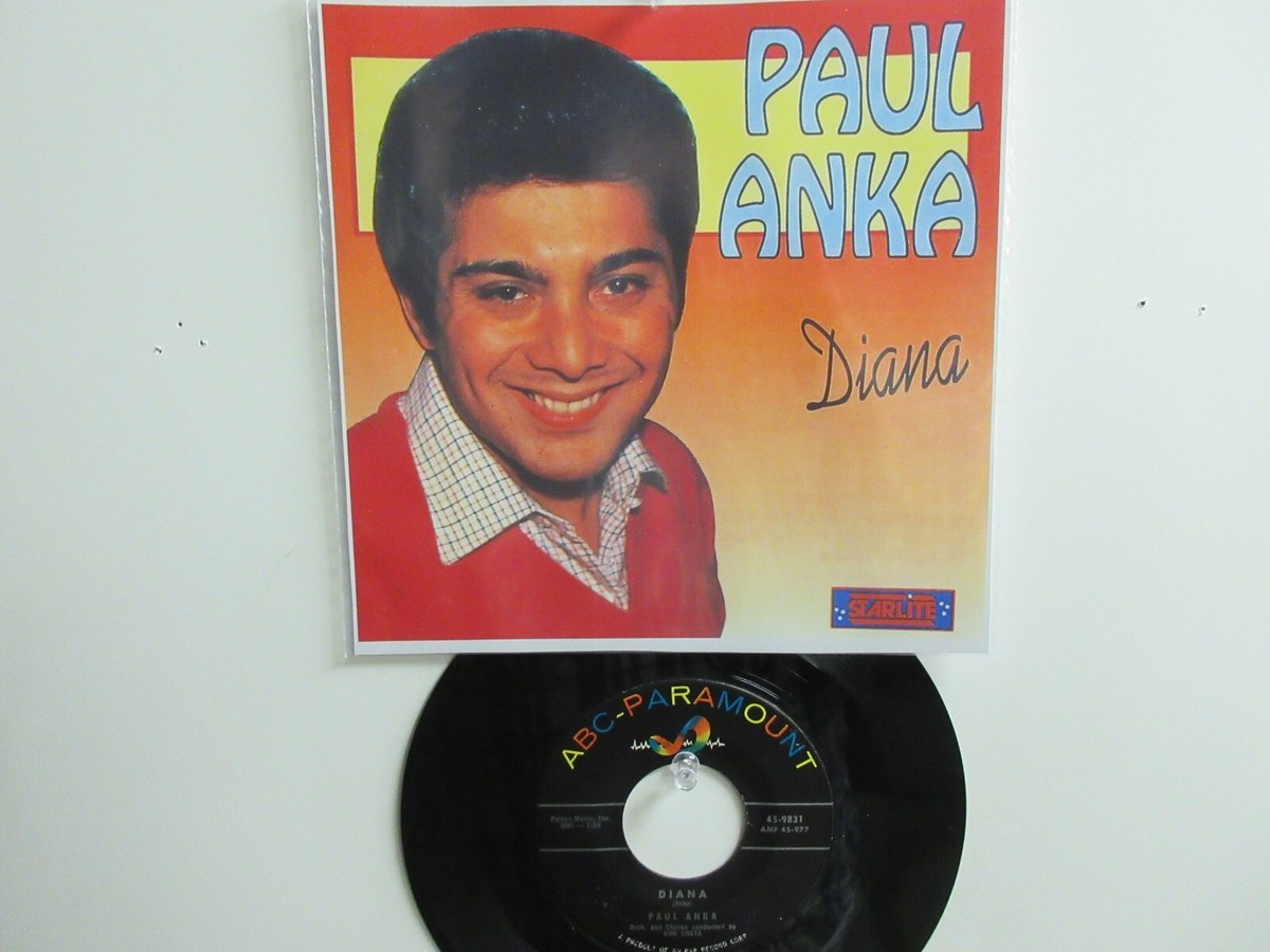 未使用 Paul Anka Vintage Years 1957 - 1961 💥 ' PAUL ANKA ' HIT 45 + PICTURE [ DIANA ] 1957 ! 💥 | eBay
