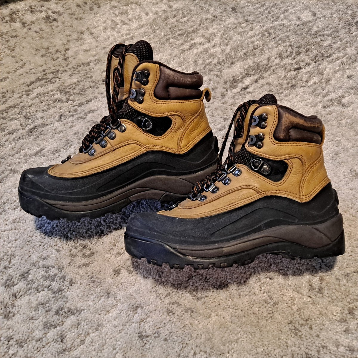 SOREL Asystec Brown Leather Waterproof Insulated Hiker Boots  display picture 3