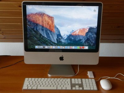 APPLE iMAC 20 ZOLL・ALL-IN-ONE・MAGIC KEYBOARD・MAUS・250GB SSD・BLUETOOTH・DVD・WEBCAM