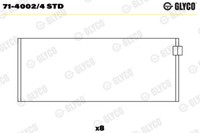 Glyco 71-4002/4 Std Pleuellager FüR Mercedes-Benz, Mercedes-Benz ( Bbdc )