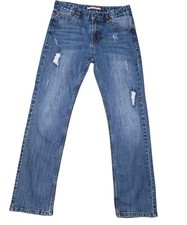 Tommy Hilfiger Vintage Low-rise Jeans Boys Size 12 Straight Leg Streetwear Retro