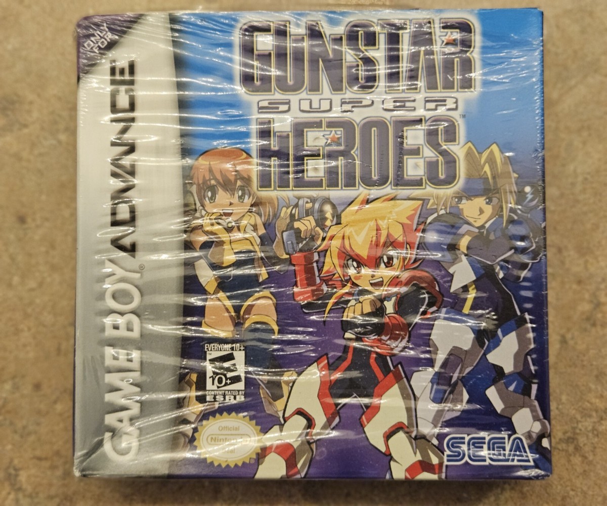 SEGA Games - ガンスタースーパーヒーローズ GBA Game Boy Advance SEGA Gunstar Super Heroes with Box GBA