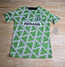 Nike Nigeria Prematch Soccer Jersey Men's Size Small NWT DM9551-398