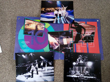 DURAN ARENA PROMO LP +ORIGINAL SIGNED INSERT C/W 3 10X8 LIVE PRINTS N/M