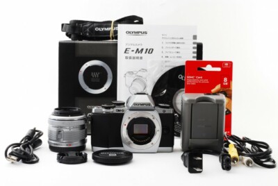 Olympus OM-D E-M10 16.1MP 14-42mm Lens Set [Exc+++] w/Box,8GB SD Card,Strap[jkh]
