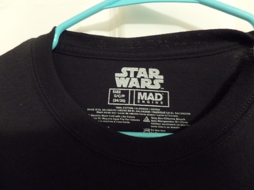 Mens STAR WARS Comic Star Duel, Black Tee Shirt, Mad Engine, Size: Small, NWT - Picture 5 of 9