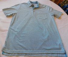 Izod Saltwater Men's Short Sleeve Polo Shirt Size M medium Relaxed Classics GUC