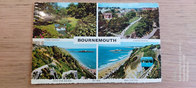 Postkarte Bournemouth Upper Gardens Central G.  13.08.1968 gel_