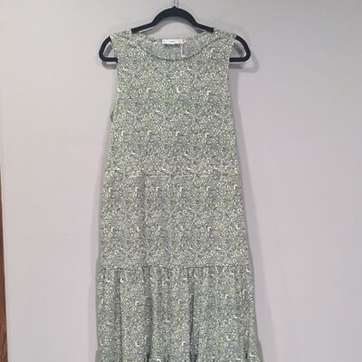 mango floral dress green Daily Reminder Kelly Green Crochet Dress – Shop the Mint main image 0