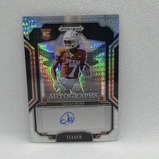 2025 Panini Prizm Draft Picks Isaiah Bond #DPA-IBD Texas Rookie Hyper Autograph