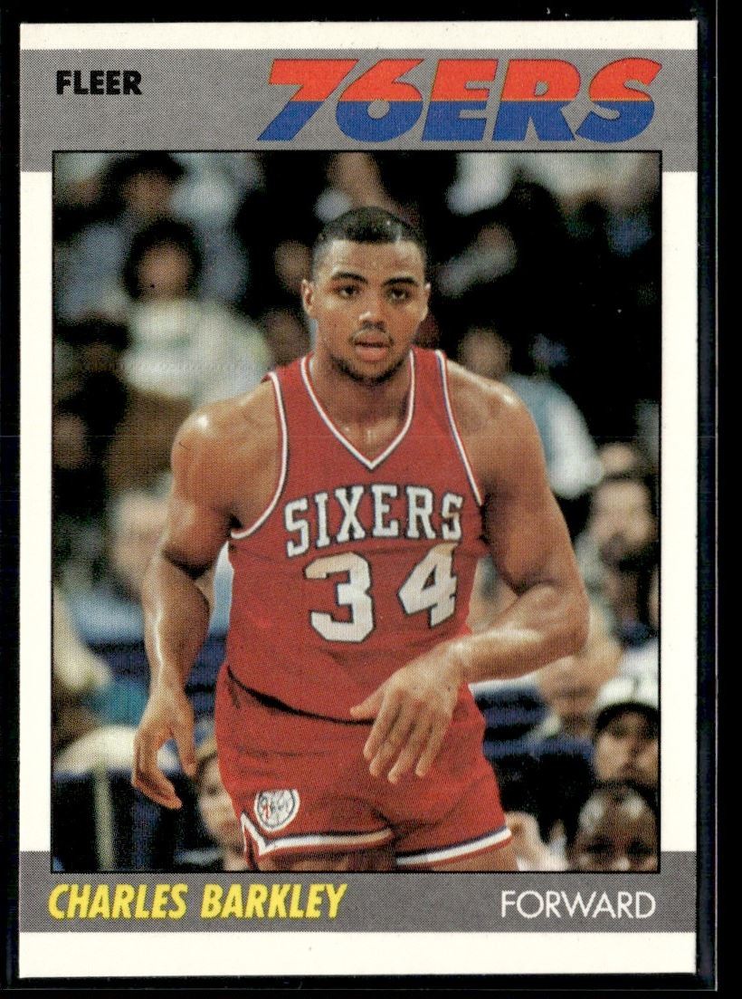 1987-88 Fleer Charles Barkley Philadelphia 76ers #9 $180