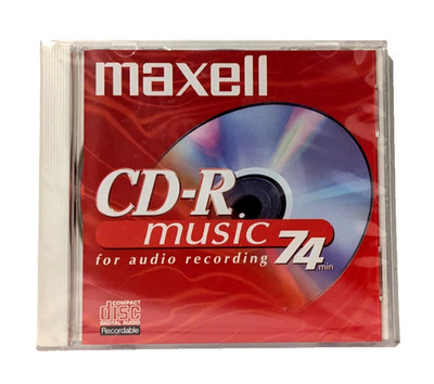 Maxell CD-R / CD-R74MU / Audio Musik 74 Minuten CDR Rohling beschreibbare Disc - NEU