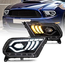 Projector Led Headlights Compatible with Mustang 2010-2014 Projector 10-14 