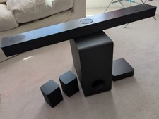 LG S80QR Wireless Sound Bar 5.1.3 Black Good Condition Used