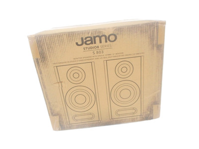 Jamo S 803 Bookshelf Dolby Atmos Ready Speakers - Walnut, Pair