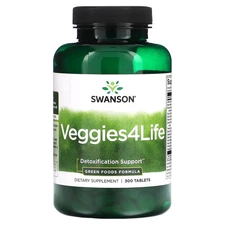 2 X Swanson, Veggies4Life, 300 Tablets