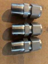 Set of 3 Swagelok 1/2" Compression x 1/2" MNPT Connector SS - (Free Shipping)