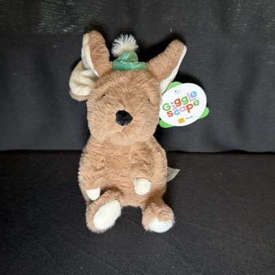 Target Giggle Scape Christmas Holiday Brown Mouse w Green Hat 7