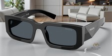 PRADA PR 06YS 16K2K1 Black Dark Grey 53 mm Men's Sunglasses