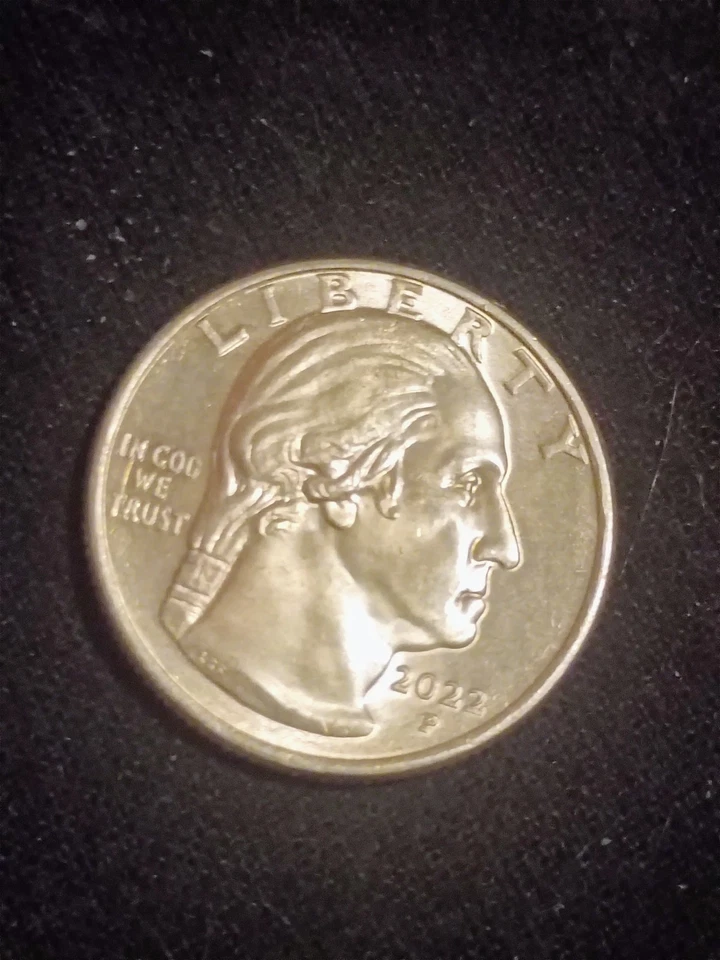 2022 P Quarter Error “Drooling George” In COD We Trust Error Rare US Coin - Image 4 of 4