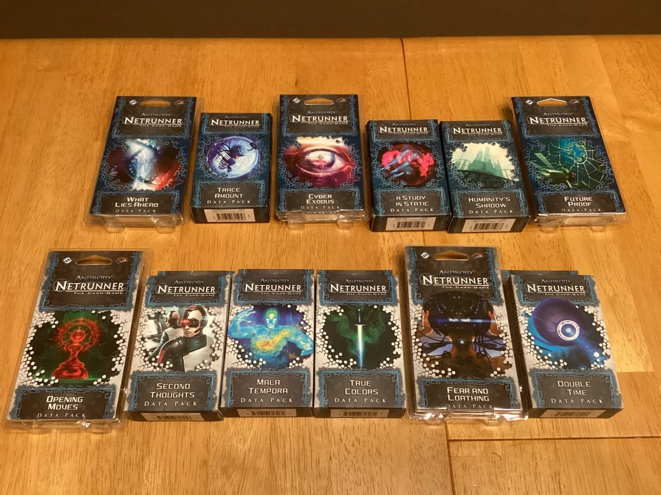 Android Netrunner LCG - COMPLETE Data Pack Cycle Collection - BRAND NEW, SEALED - Image 2 of 4