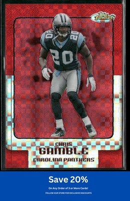 Chris Gamble 2006 Finest #81 Xfractors #/250 Carolina Panthers CC2